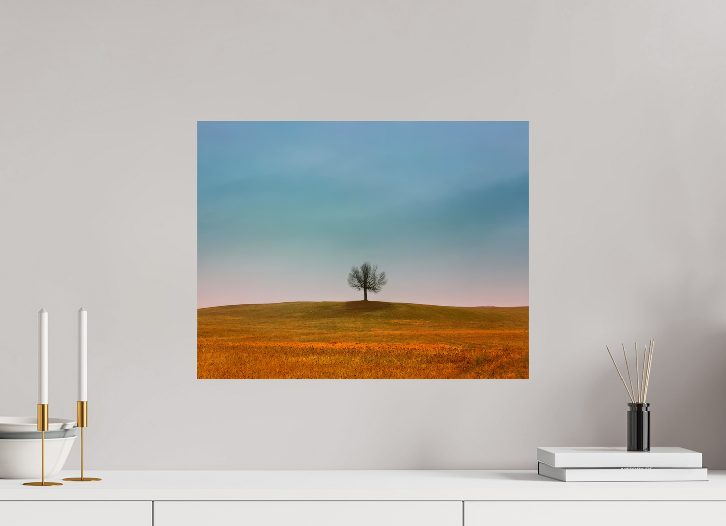 20.5 x 16″, Photo Print On Fuji Crystal DP II Tree Outside of Baldwin