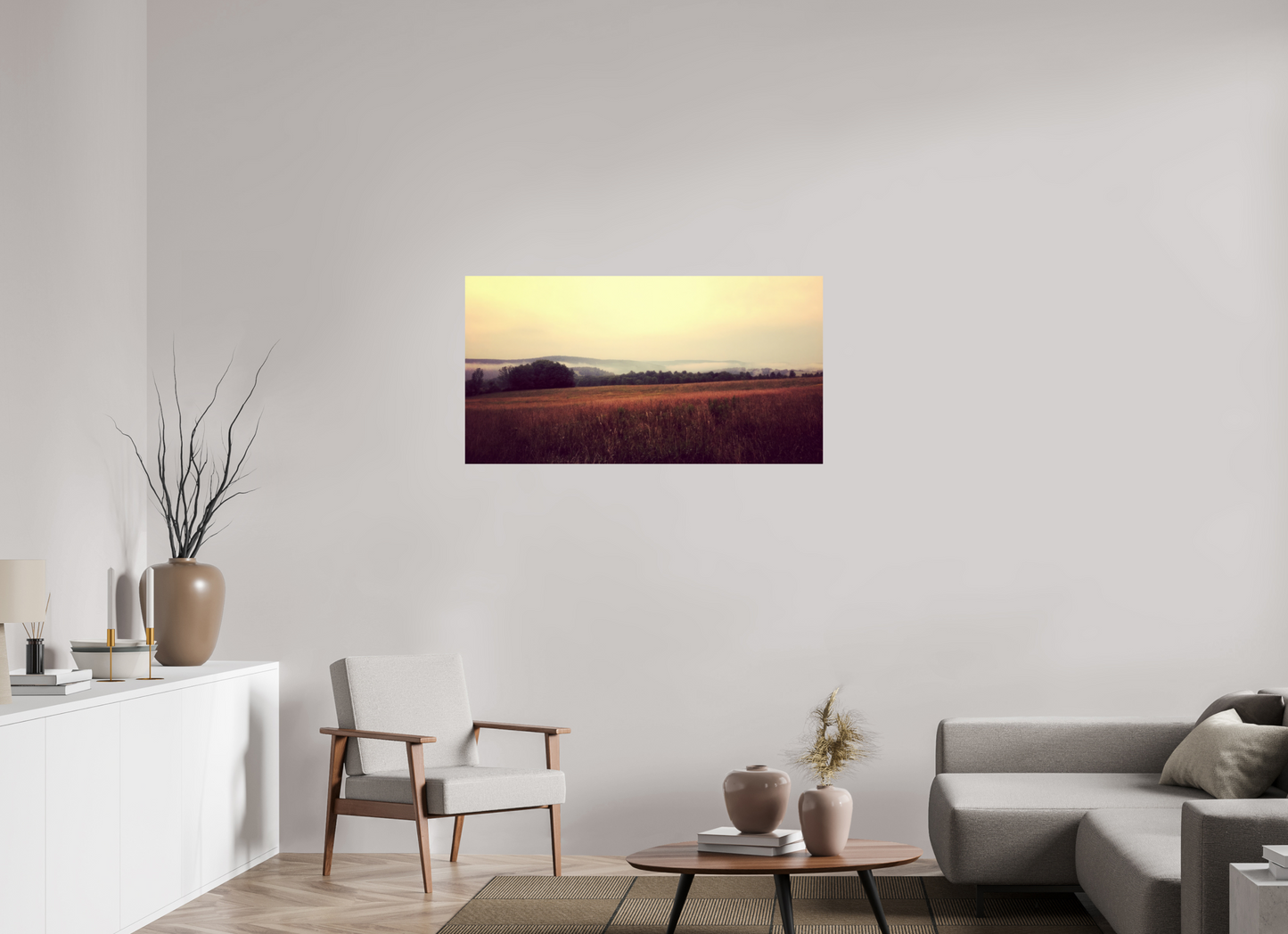45.7 x 24″, Photo Print On Fuji Crystal DP II Morning Meadow