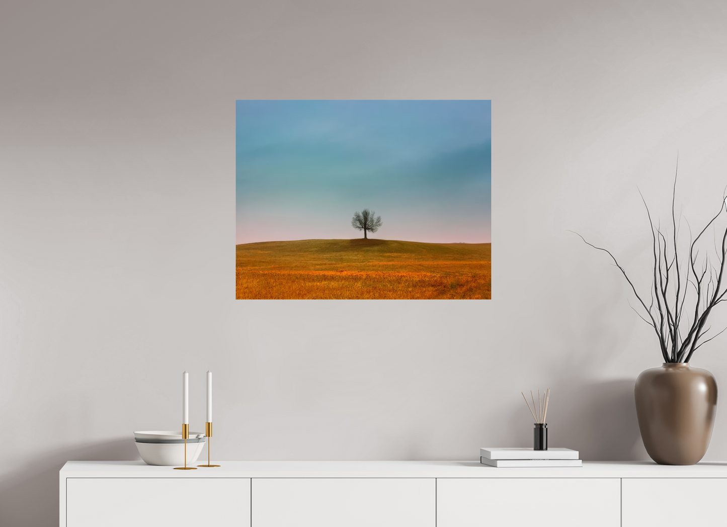 30.7 x 24″, Photo Print On Fuji Crystal DP II Tree Outside of Baldwin