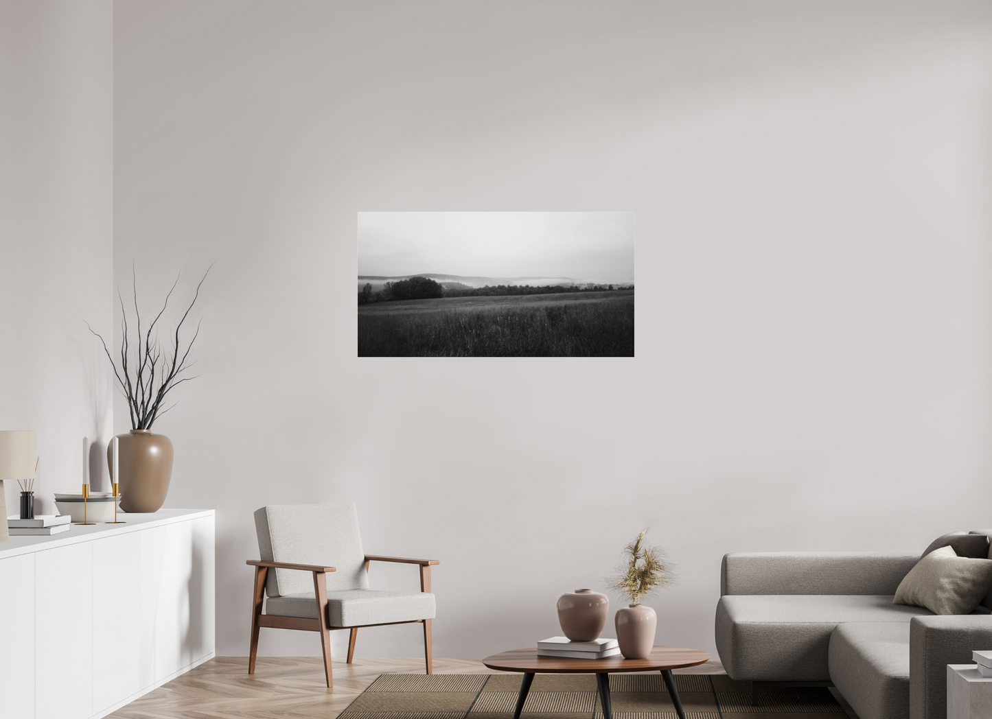 45.7 x 24″, matte paper Morning Meadow