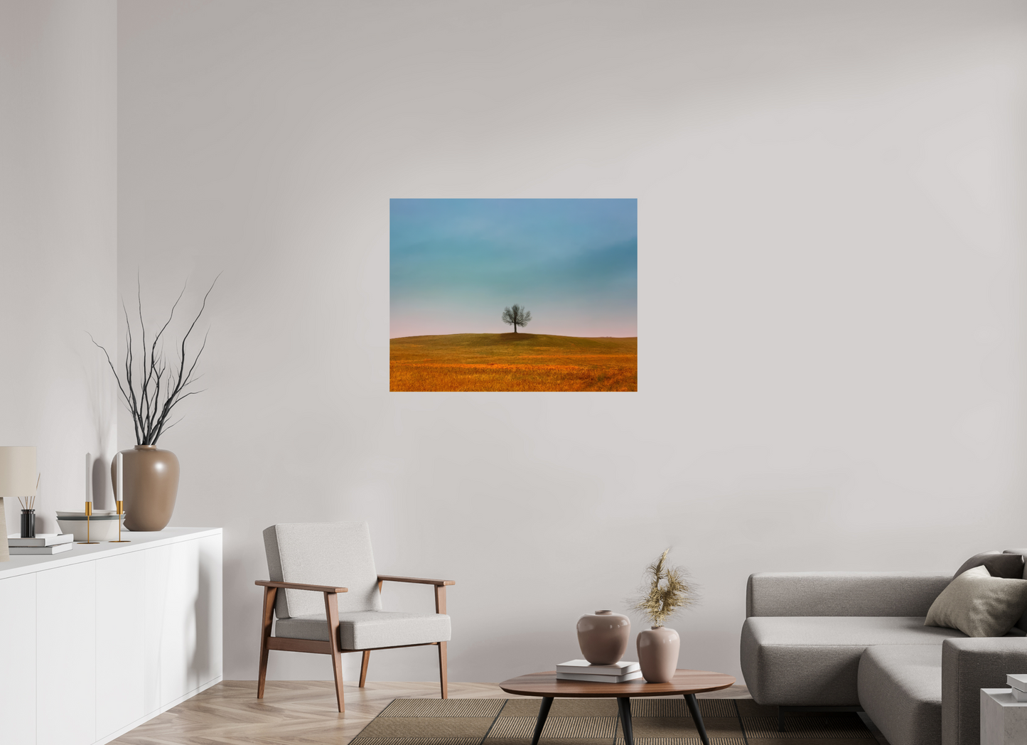 39.7 x 31″, Photo Print On Fuji Crystal DP II Tree Outside of Baldwin