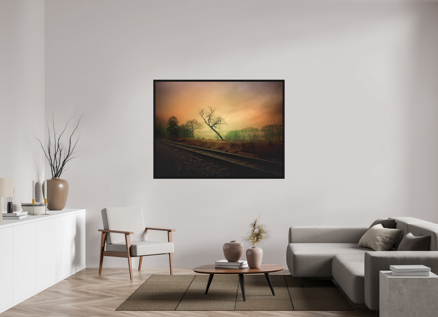 60 x 45″, Floater Frame Cochecton is Tree
