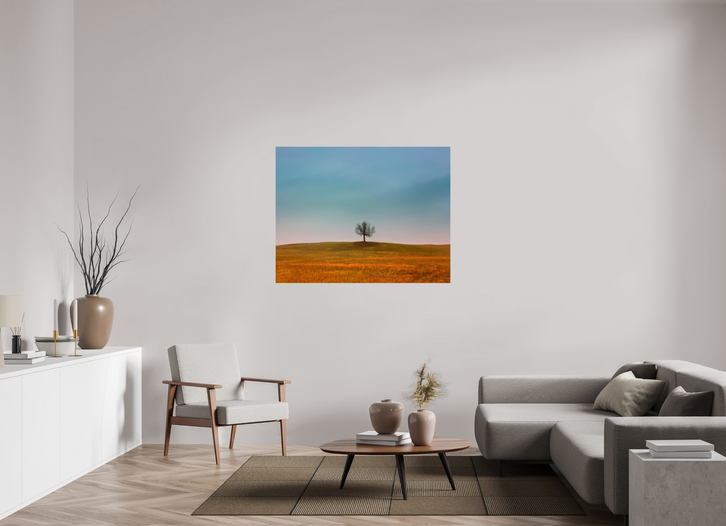 49.9 x 39″, Photo Print On Fuji Crystal DP II Tree Outside of Baldwin