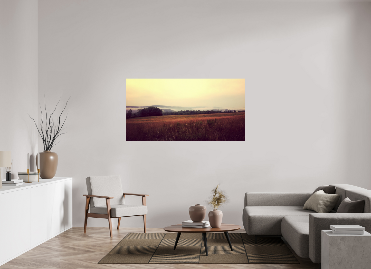 66.7 x 35″, Photo Print On Fuji Crystal DP II Morning Meadow