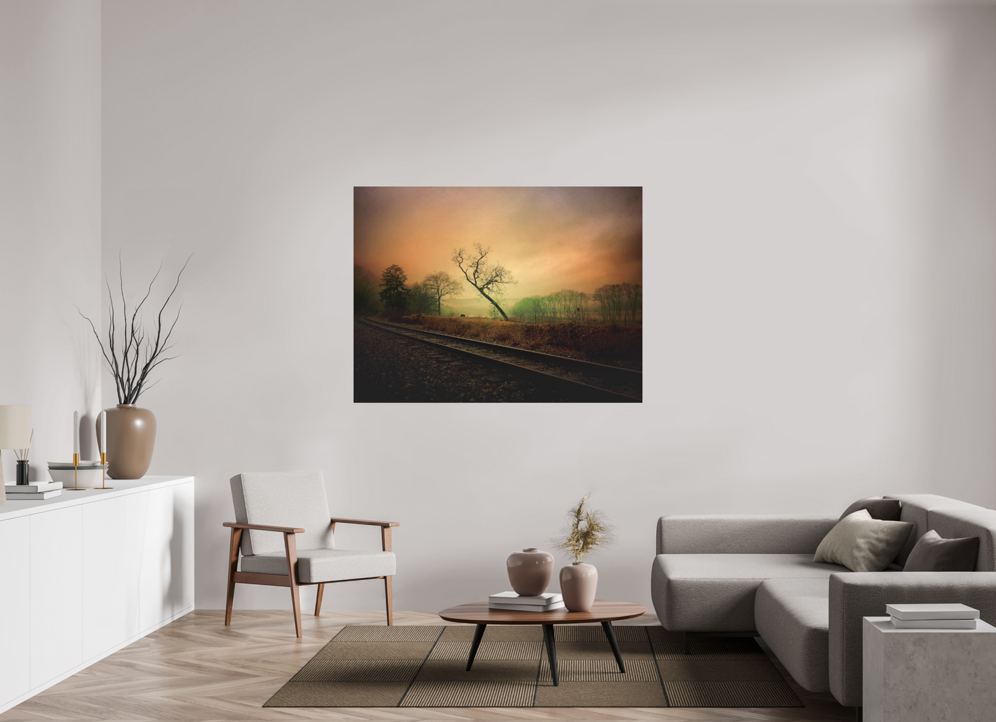 60 x 45″, Photo Print Under Acrylic Glass Cochecton is Tree