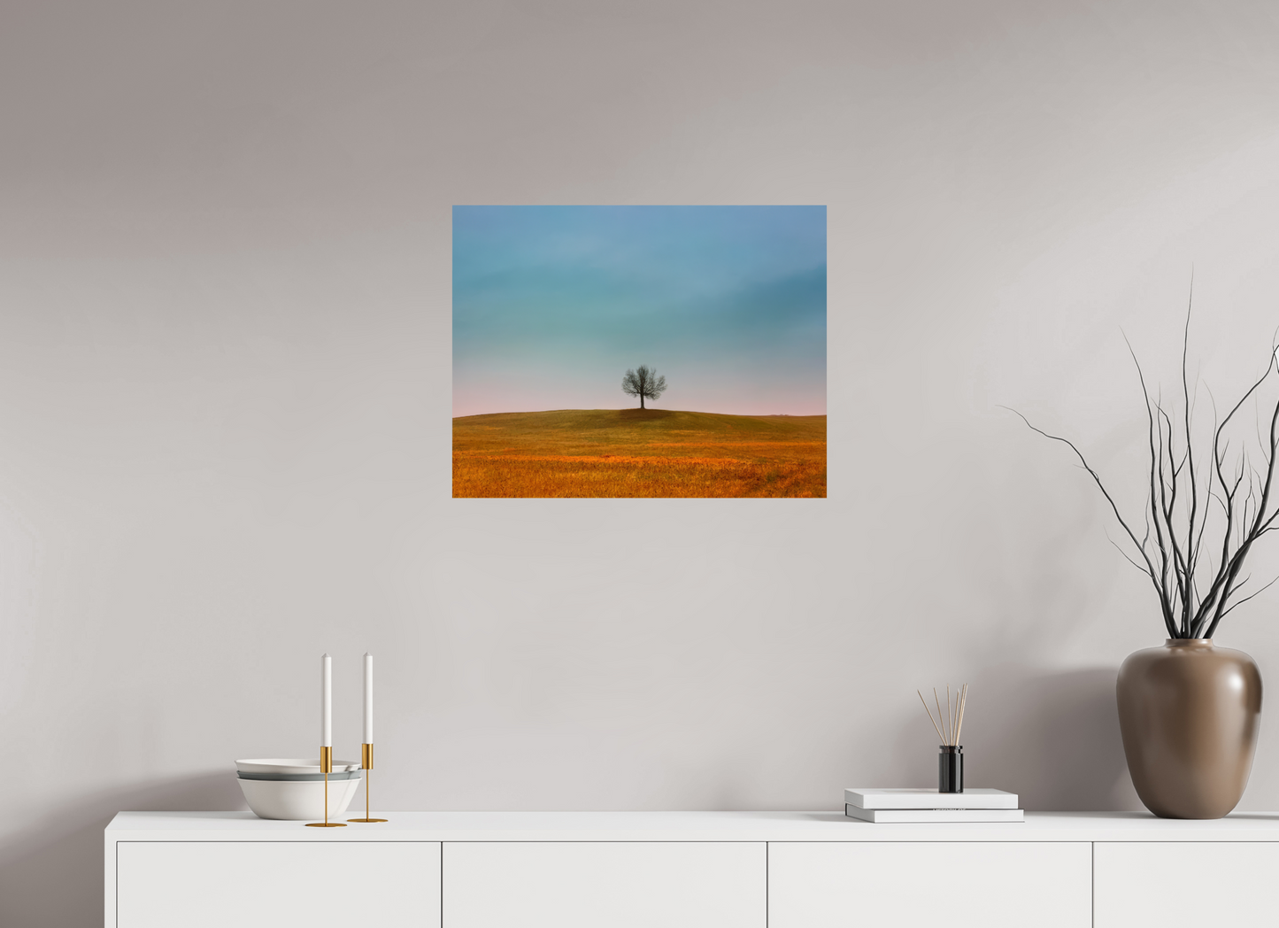 25.6 x 20″, Photo Print On Fuji Crystal DP II Tree Outside of Baldwin