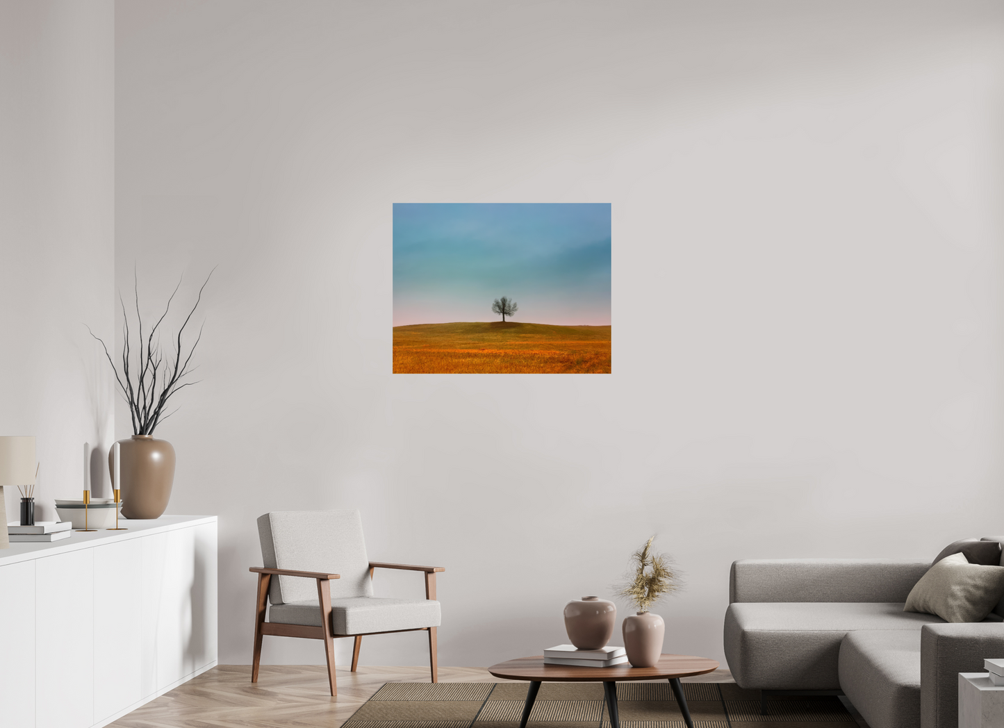 35.8 x 28″, Photo Print On Fuji Crystal DP II Tree Outside of Baldwin